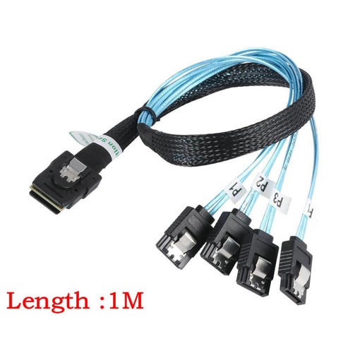 SFF-8087 Mini-SAS SATA 3.0 Expansion Card 8Ports HDD SSD Cable for Linux - Afbeelding 20 van 23