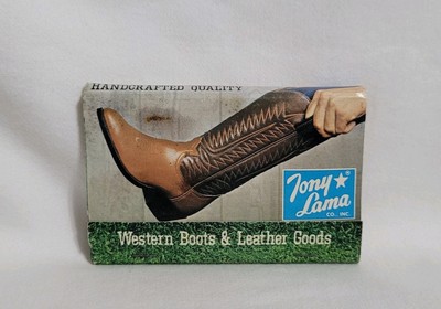 Vintage Matchbook Tony Lama Boots The Great Western Indianapolis IN Advertising