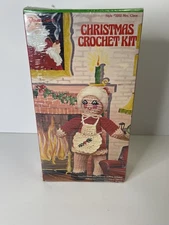 Vogart Crafts #3202 Mrs Claus Christmas Yarn Knit Crochet Craft Kit Vtg USA