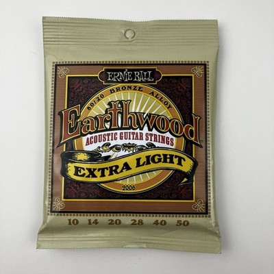 Ernie Ball Earthwood 2006 80/20 Bronze Acoustic Guitar Strings / Extra Light