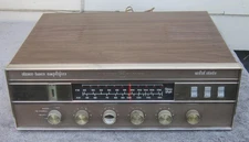 Vintage VOICE OF MUSIC 1484-1 Solid State STEREO TUNER AMPLIFIER No Power AS-IS
