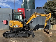 Sany SY50U year 2020 just 830 hours 5t Mini Excavator / Digger £16900+VAT