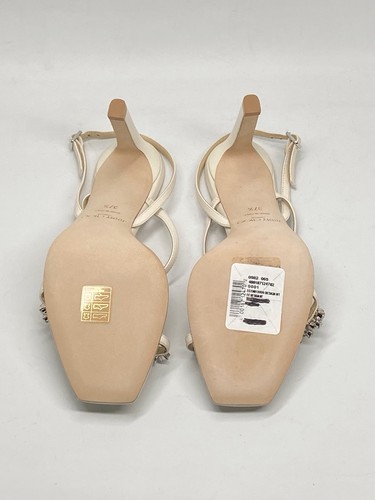 Jimmy Choo Meira Crystal Embellished Nappa Sandal size 37.5 - Picture 14 of 15