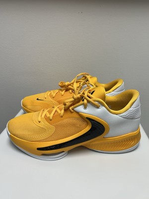 Size 10.5-Nike Zoom Freak 4 TB University Gold Basketball Shoes DX6652-701 New
