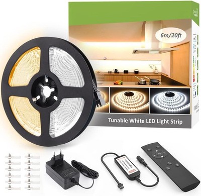 6M LED Stripe Leiste Streifen Licht Band Leuchte Lichterkette Warmweiß Kaltweiß