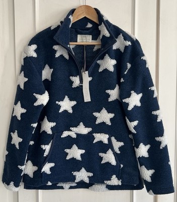 Next Downtime Navy Star Fleece Size Small (New)