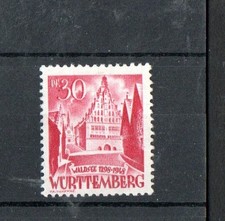 Franz.Zone W&uuml;rttemberg Mi.-Nr.   23:  Freimarken II    **      (B14)