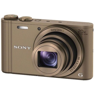 SONY Cyber-Shot DSC-WX300 Digital Camera 18.2MP 20x Optical Zoom AF Lock Brown