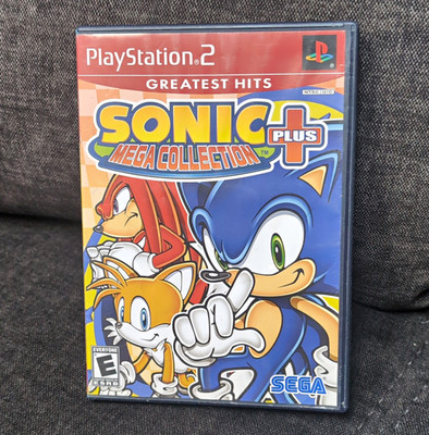 SEGA Sonic Mega Collection Plus PS2 E NTSC-U/C Sonic the Hedgehog Compilation