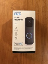 Blink Smart Wi-Fi Video Doorbell Wired/Battery with 2 Way Audio Alexa Black NEW