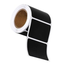 300 Pcs Sticker Labels Write Black Chalkboard Tags for Little Jars