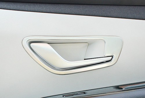 For Hyundai Tucson 22-2023 2024 Silver Steel Inner Door Handle Lock Frame Trim - Picture 2 of 10