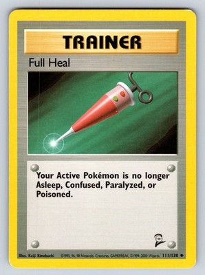 Normal Full Heal 111/130 Base Set 2 MP