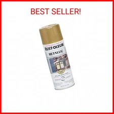 Rust-Oleum 7270830 Stops Rust Metallic Spray Paint, 11 Ounce, Gold Rush