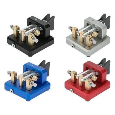 Morse Code Double Paddle Automatic Key Short Wave CW Telegraph Key for Ham