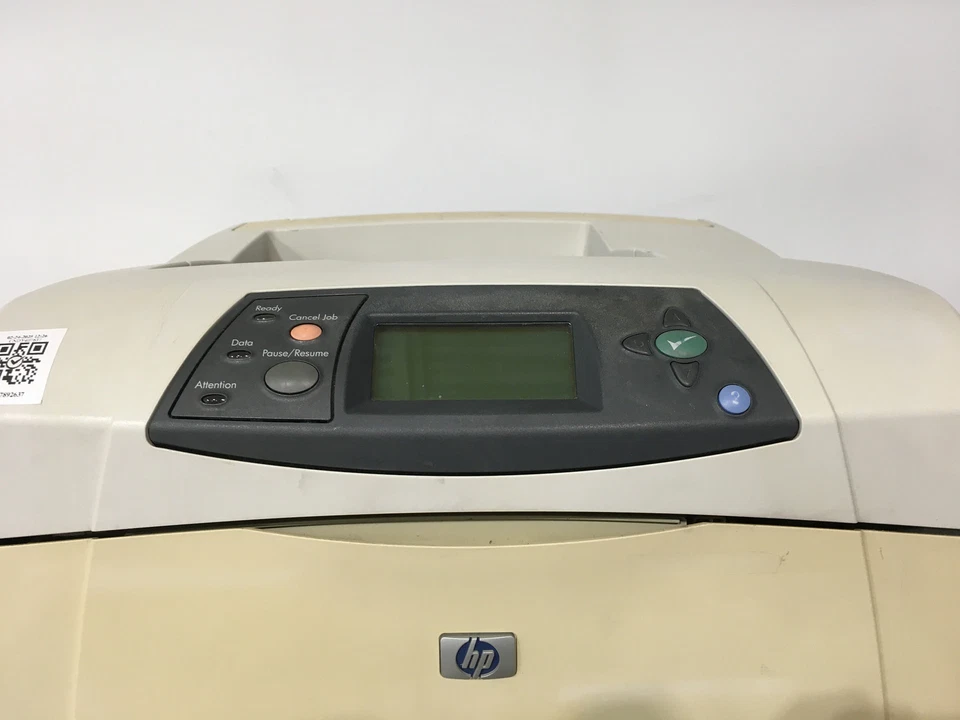 HP LaserJet 4300dtn Workgroup Monochrome Laser Printer with 286k & 45% Toner - Image 2 of 4