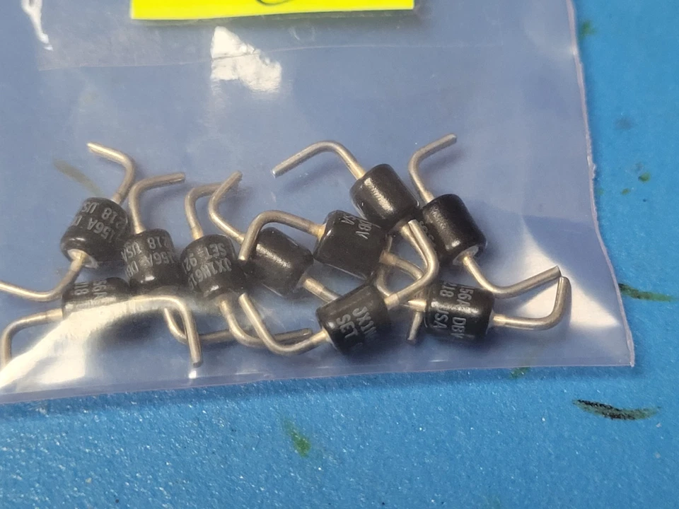 (1 PC) JANTX1N6156A TVS Diode Single Bi-Dir 29.7V 1.5KW FORMED LEADS Foto 4 de 4