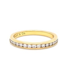 Authentic Tiffany & Co. 18ct Yellow Gold Diamond Ring 0.30ct 2.7g RRP $5,000*