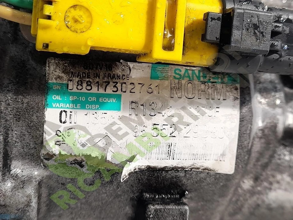 RHK COMPRESSORE A/C   FIAT SCUDO «II» (2007) 2.0 HDi, 16v. Bus, 4 p. dal 2006... - Immagine 3 di 4