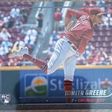 Topps 2022 Stadium Club Hunter Greene #133 Cincinnati Reds Rookie Card