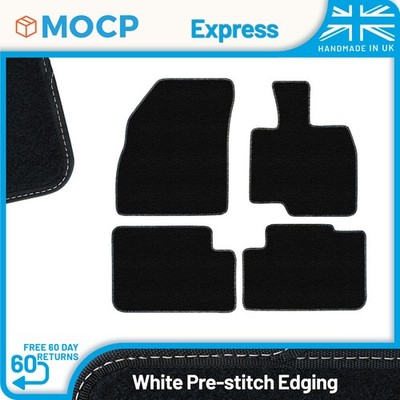 Express with White Pre-Stitch Trim Car Mats to fit Chery Tiggo 7 PHEV 2025-pr...