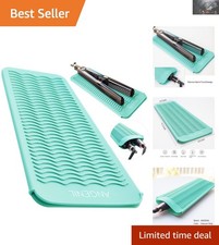 Heat-Resistant Curling Iron Mat Eco-Friendly Pouch for Safe Hair Styling