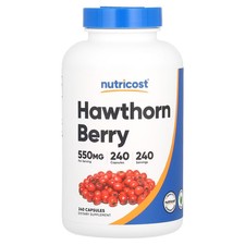 2 X Nutricost, Hawthorn Berry, 550 mg, 240 Ca...