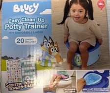 Bluey Potty Trainer w/ 20 Liners Bluey Easy Clean Up Potty Trainer New