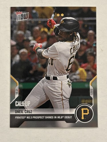 2021 Topps Now 890 Oneil Cruz