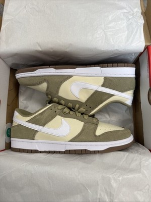 Größe UK 9 - Nike Dunk Low Neutral Olive Green Khaki Brown White Grey - UVP 120£