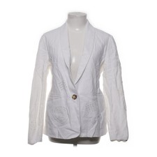 Desigual, Blazer, Größe: 40, Weiß, Baumwolle/Polyester, Einfarbig, Damen #OPs