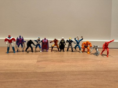 Marvel Comics 1990/1991 Vintage PVC Figure Lot, Magneto, The Thing, Storm