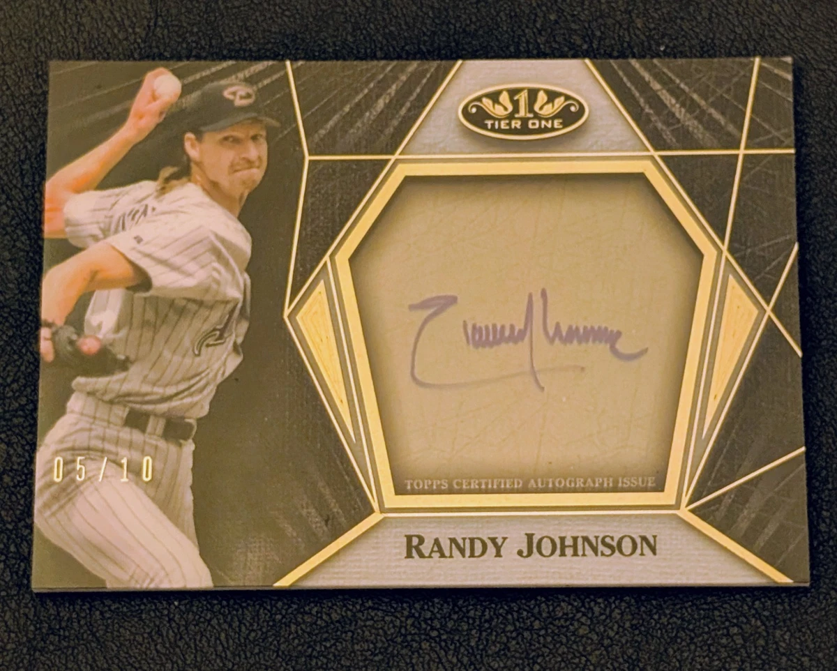 Randy Johnson Arizona Diamondbacks Baseball Autographed Sports