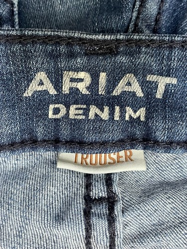 Ariat Damen 26 Blue Jeans Denim Baumwolle Boot Cut Western Cowgirl Faded Stretch - Bild 9 von 12