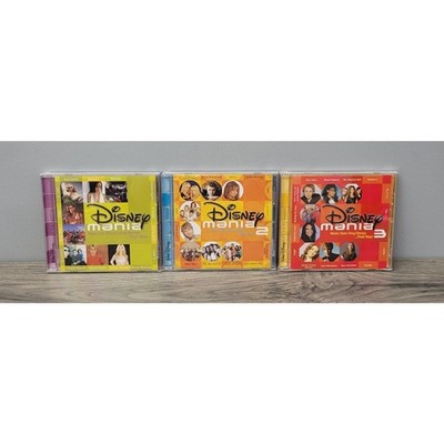 VTG Walt Disney Records Set of 3 CDS Disney Mania/Disney Mania 2/Disney Mania 3