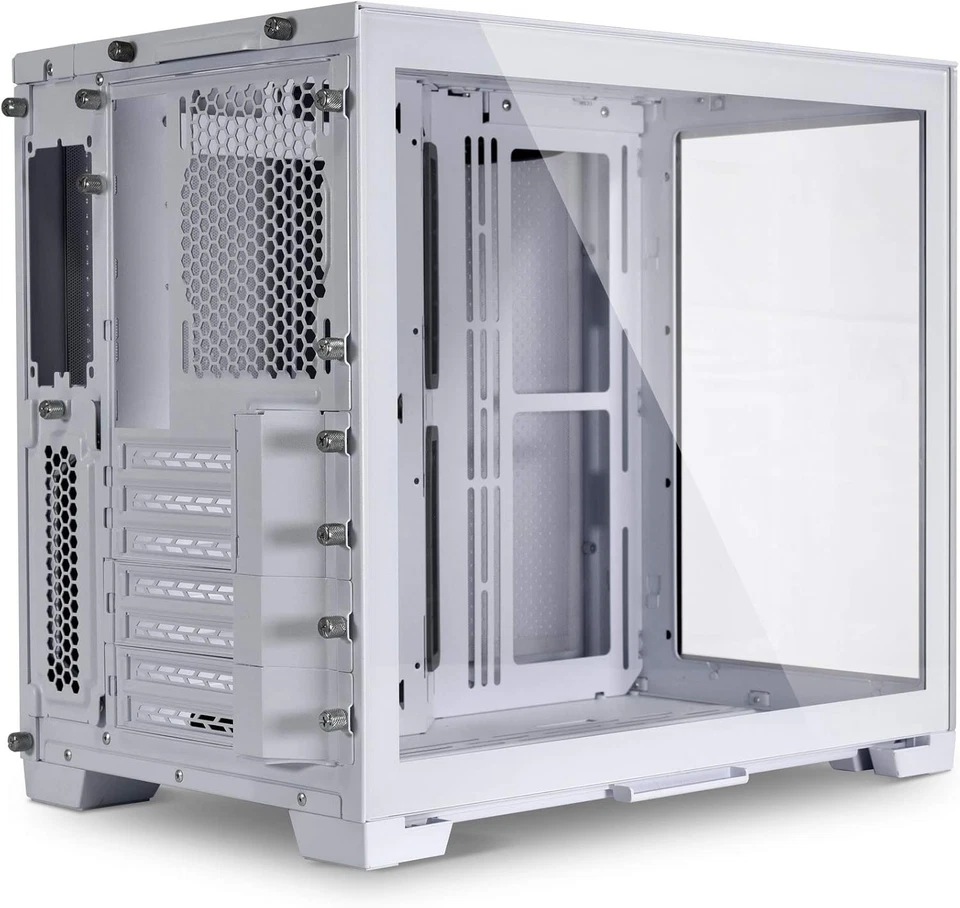 Lian Li O11 Dynamic Mini Snow Edition Compact ATX Case, SFX Support, White - Image 3 of 4