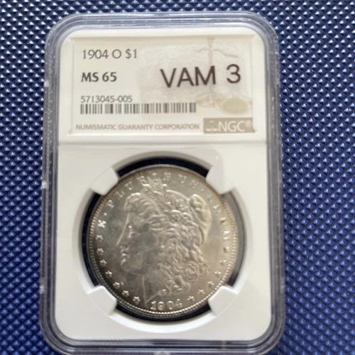 1904-O $1 Morgan Silver Dollar NGC MS65/ VAM 3