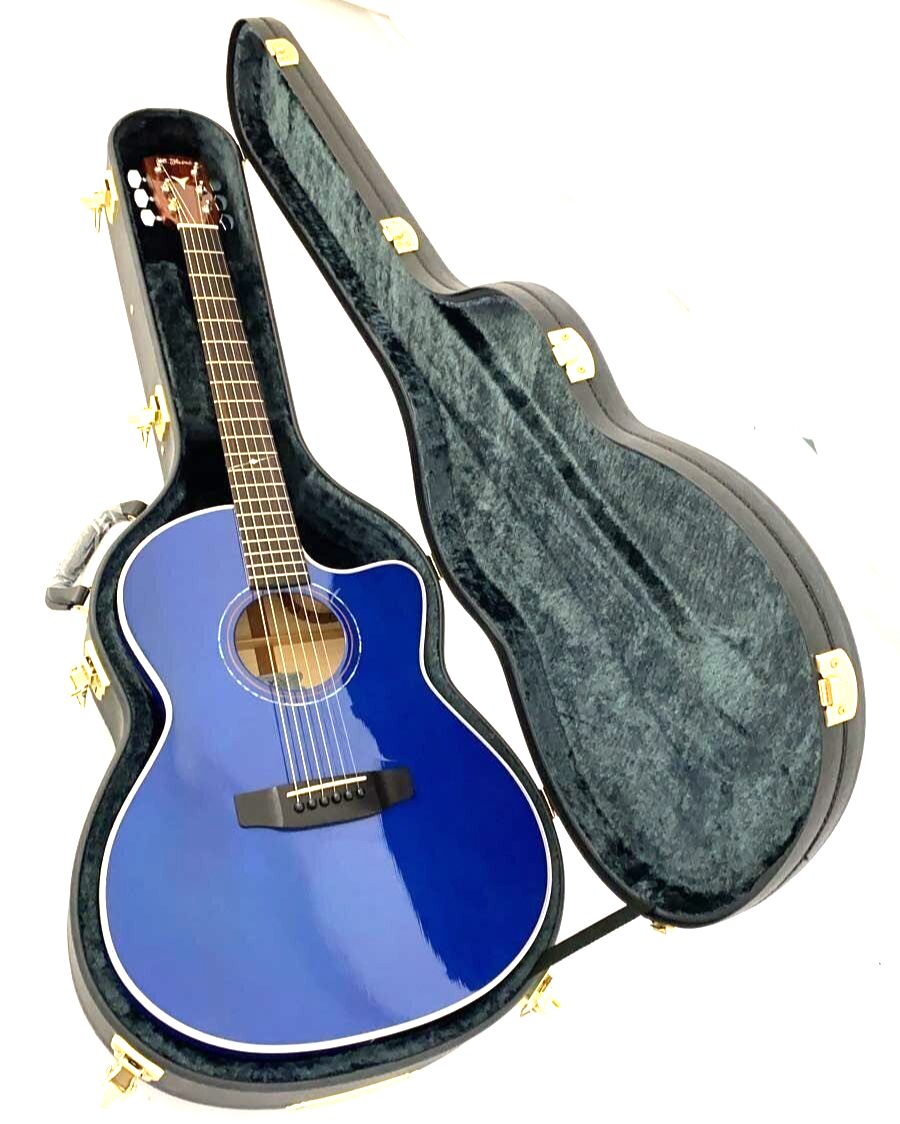 K.YAIRI Acoustic Guitar RF-85 Custom Blue Made in Japan w/Hardcase