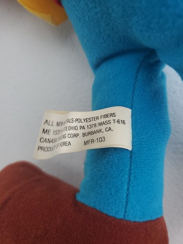 Peluche pupazzo pippo 14" Disneyland Walt Disney World vintage peluche giocattolo - Foto 7 di 7