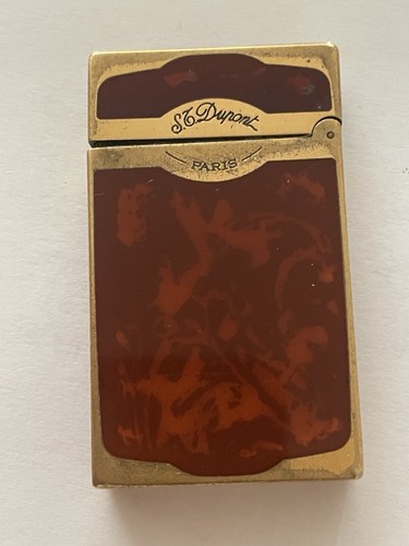 T. DUPONT LINE GOLD 2 OSCURO MADURO CIGAR LIGHTER VINTAGE - Picture 4 of 8