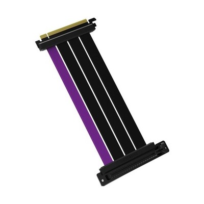 Cooler Master PCIe 4.0 x16 Riser Kabel 0 3m Schwarz Violett Männlich Weiblich St