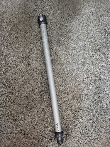 Dyson V6 Silver Cordless Vacuum Cleaner Slim Extension Rod Wand Tube - Picture 1 of 8