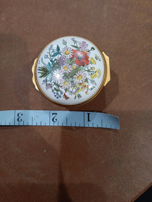 Halcyun Days Enamel Metro Opera House Trinket Box