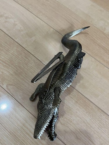 Japan Maetate Large Crocodile Kabuto Yoroi Koshirae MAEDATE - Picture 6 of 6
