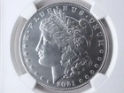 NobleSpirit RARE 2021 D Morgan Silver Dollar 1st Day of Issue Mercanti NGC MS70