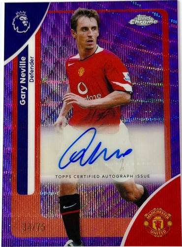 MARTIN ØDEGAARD 2026 Topps Chrome Premier League Purple Auto /75