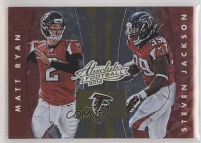 2014 Panini Absolute Quads Roddy White Julio Jones Matt Ryan Steven Jackson #23