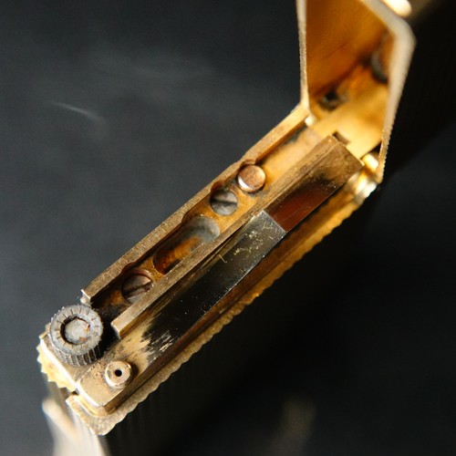 Accendino a gas ST Dupont vintage Old Ligne 2 corto placcato oro #DP56 - Foto 15 di 16