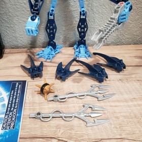 Lego Bionicle Kiina Glatorian Legends 8987 Complete w/ Canister & Manual EUC