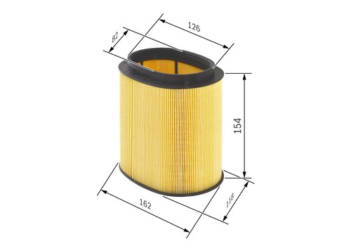 Air Filter fits PORSCHE PANAMERA 970 4.8 12 to 16 Bosch 99711013030 99711013031 - Picture 6 of 6